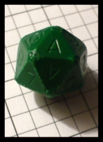 Dice : Dice - DM Collection - Armory 1st Generation Opaque Green D20 - Ebay Mar 2012